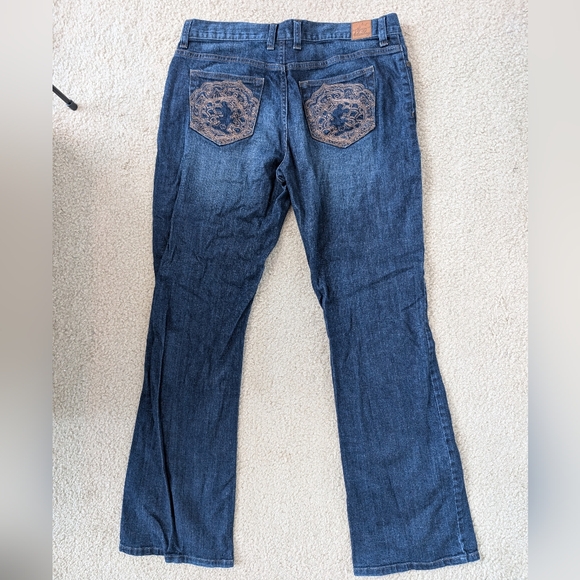 Disney Mickey Embroidered Straight Leg Jeans - Picture 2 of 14